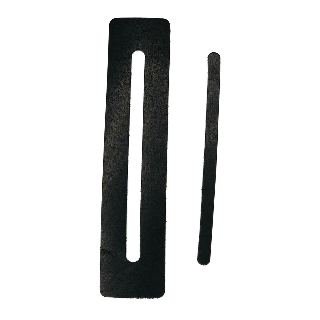 Zipper Overlay Kit | Horween Dublin Black
