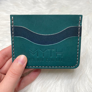 Minimalist Cardholder | Two-toned Blue