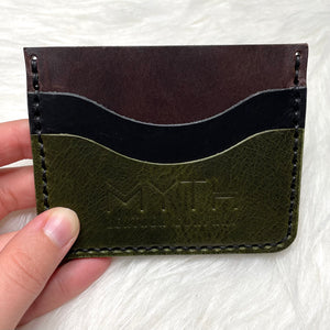 Minimalist Cardholder | Brown / Black / Green